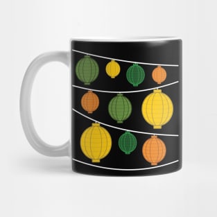 Lanterns | Green Yellow Orange Mug